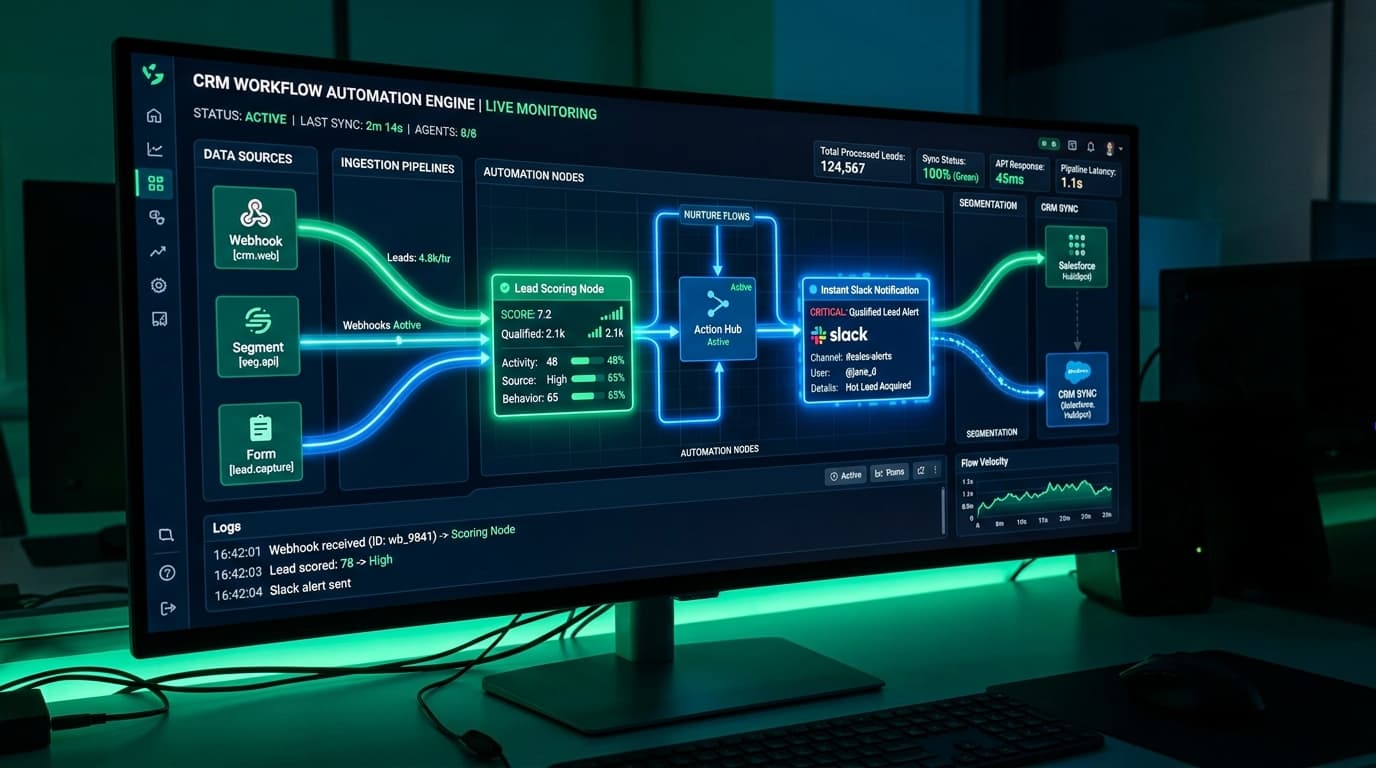 Case Study: Engineering an Autonomous CRM & Lead Pipeline Automation Engine for a B2B SaaS